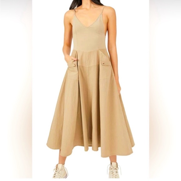 Free People Dresses & Skirts - Free People Soledad Princess Seam Maxi Dress Size Small